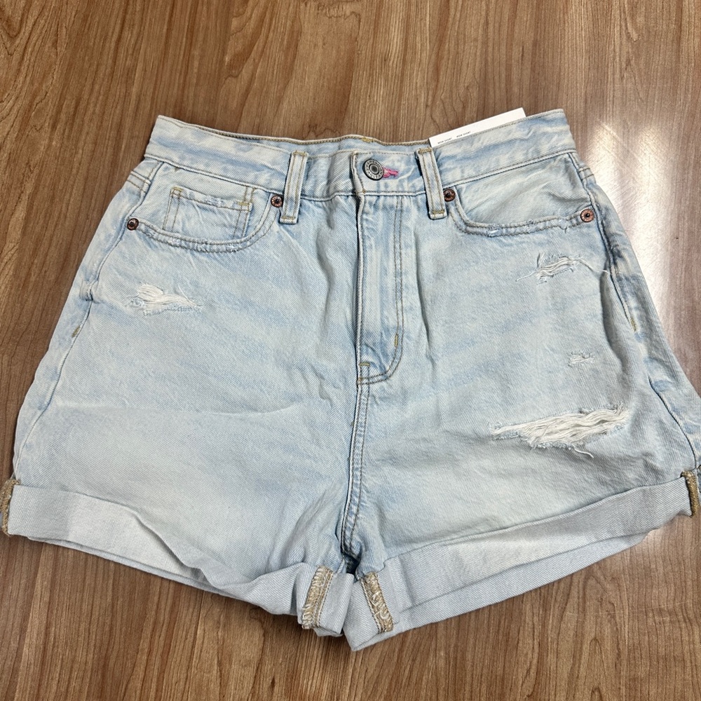 American Eagle Outfitters Light Wash Jean Shorts
